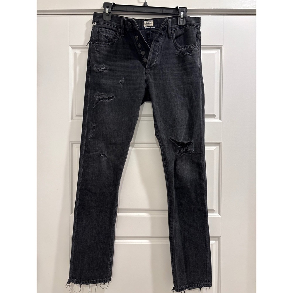 Citizens of Humanity Mens Premium Vintage Distressed Black Jeans size 24 USA